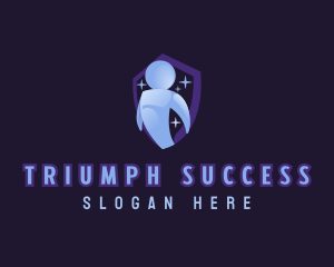 Strong Person Achiever logo design