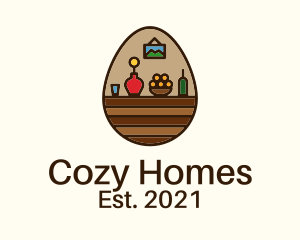 Home Decor Egg logo design