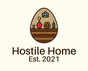 Home Decor Egg logo design