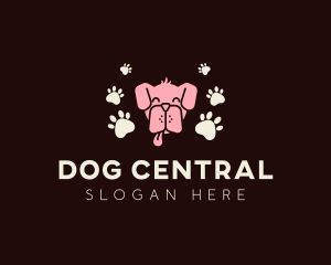 Dog Paw Veterinary logo design