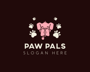 Dog Paw Veterinary logo design