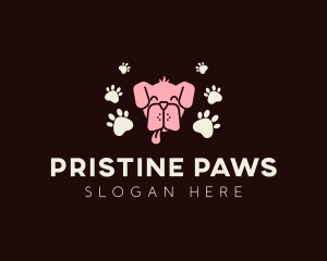 Dog Paw Veterinary logo design