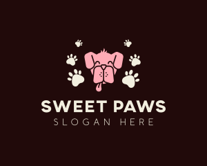 Dog Paw Veterinary logo design