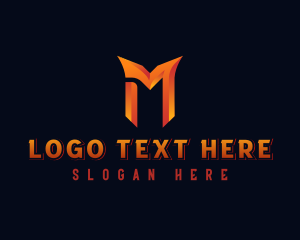 Gaming Business Letter M logo