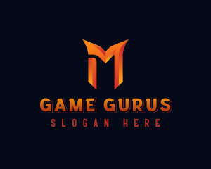 Esports Gaming Letter M logo