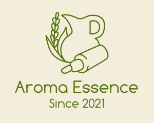 Green Wheat Extract  logo design