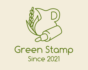 Green Wheat Extract  logo design