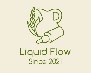 Green Wheat Extract  logo design