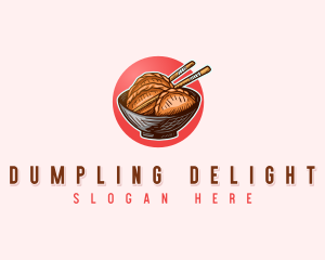 Dumpling Appetizer Bowl logo design