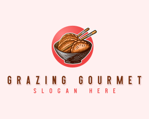 Dumpling Appetizer Bowl logo design