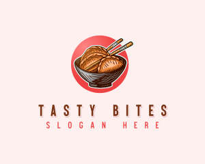 Dumpling Appetizer Bowl logo design