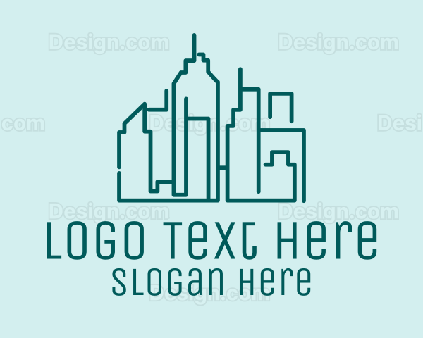 Urban Building Skyline Logo