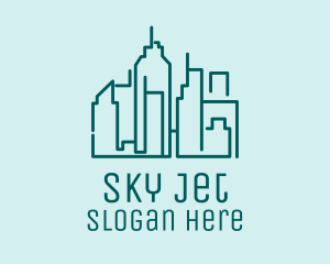 Urban Building Skyline  Logo