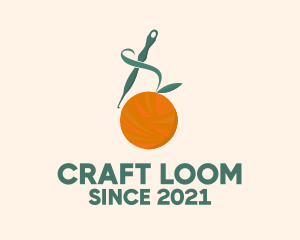 Orange Fruit Crochet  logo design