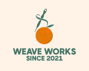 Orange Fruit Crochet  logo design