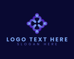 Social - Social Human People logo design