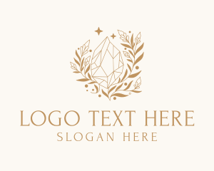 Gold Shiny Diamond logo