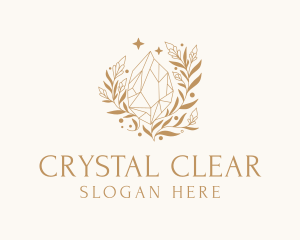 Gold Shiny Diamond logo design