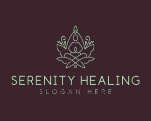 Healing Meditation Yoga logo