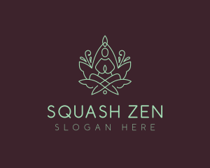 Healing Meditation Yoga logo design