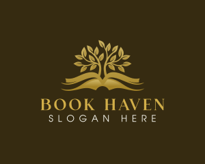 Tree Book Reading logo