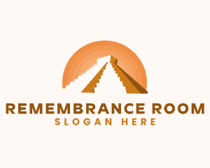Inca Pyramid Landmark logo