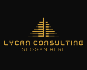 Pyramid Tech Investment logo design