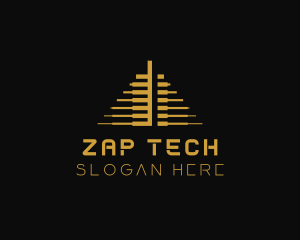 Pyramid Tech Investment logo design