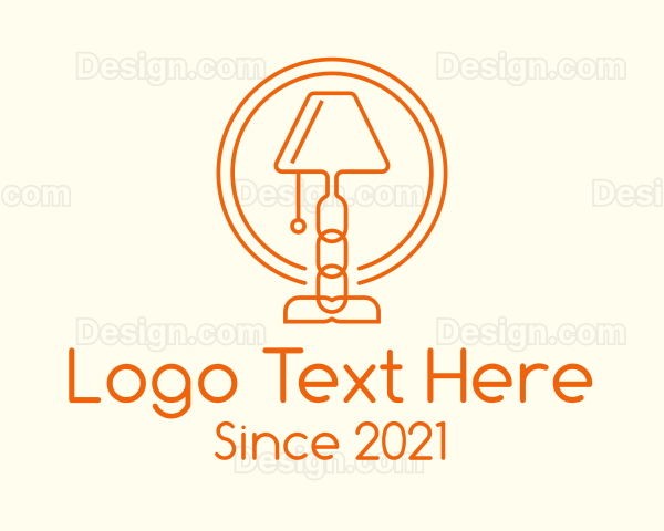 Chain Desk Lamp Logo