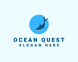 Blue Marine Shark logo