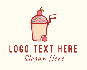 Cherry Slushy Refreshment Cart logo