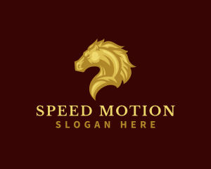 Equine Stallion Horse  logo design