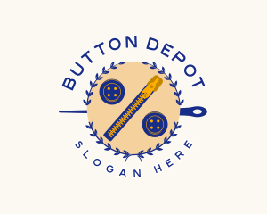 Seamstress Zipper Buttons logo