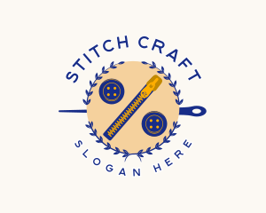 Seamstress Zipper Buttons logo