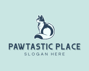 Cat Pet Grooming logo