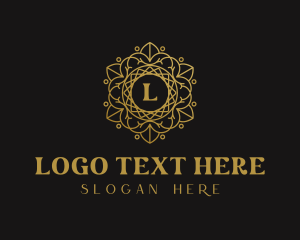 Luxury Flower Lettermark logo