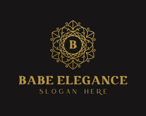 Luxury Flower Lettermark logo design