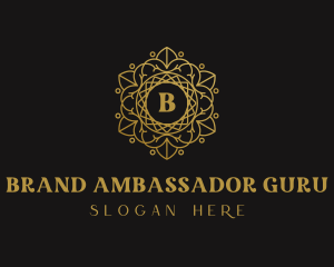 Luxury Flower Lettermark logo design