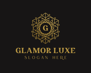 Luxury Flower Lettermark logo design