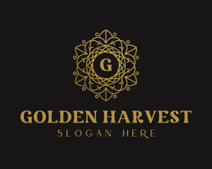 Luxury Flower Lettermark logo design