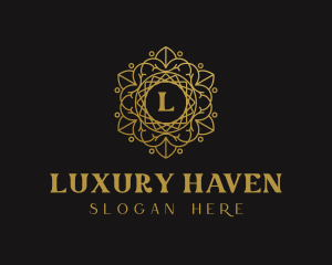 Luxury Flower Lettermark logo design