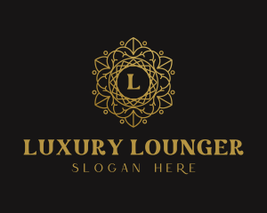 Luxury Flower Lettermark logo design