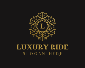 Luxury Flower Lettermark logo design