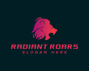 Roar Fierce Lion logo design