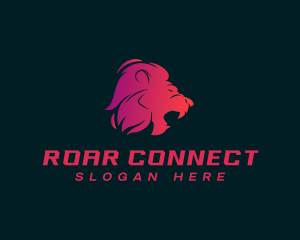 Roar Fierce Lion logo design