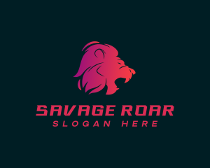 Roar Fierce Lion logo design