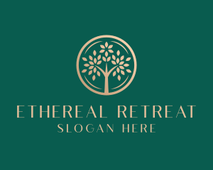 Organic Luxury Tree logo design