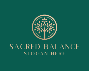 Organic Luxury Tree logo design