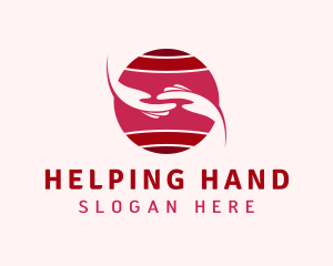 Globe Support Hands logo