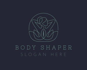 Woman Wellness Flower  logo design